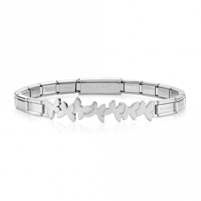 Nomination Trendsetter Stainless Steel Butterflies Smarty Bracelet 021126-016 