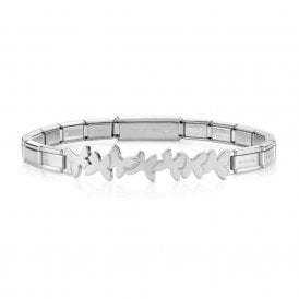 Trendsetter Stainless Steel Butterflies Smarty Bracelet 021126-016 