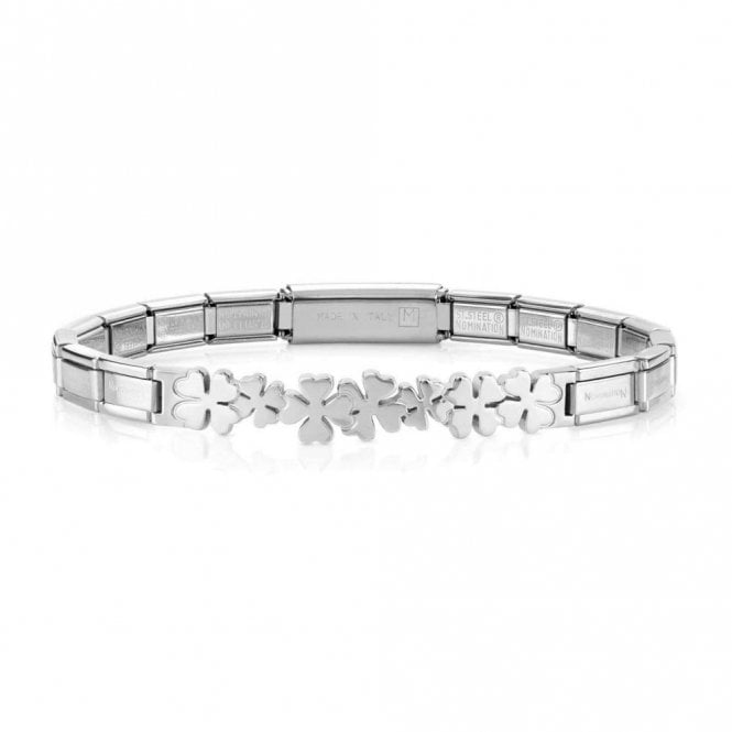 Nomination Trendsetter Stainless Steel Clovers Smarty Bracelet 021126-005