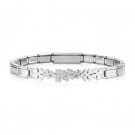 Trendsetter Stainless Steel Clovers Smarty Bracelet 021126-005