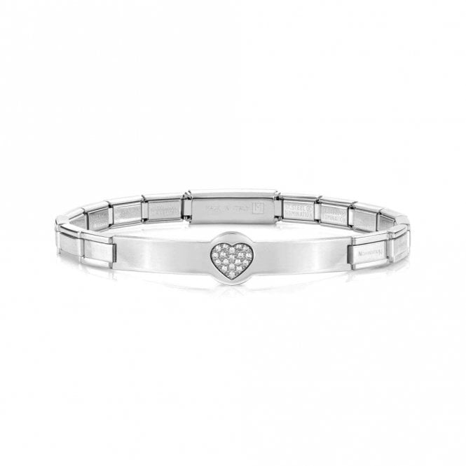 Nomination Trendsetter Stainless Steel Heart Smarty Bracelet 021133-022 