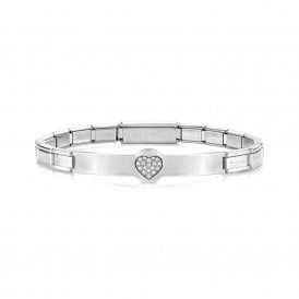 Trendsetter Stainless Steel Heart Smarty Bracelet 021133-022 