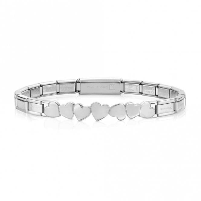 Nomination Trendsetter Stainless Steel Hearts Smarty Bracelet 021126-004