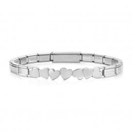 Trendsetter Stainless Steel Hearts Smarty Bracelet 021126-004
