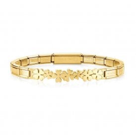 Trendsetter Yellow Gold PVD Clovers Smarty Bracelet 021111/007 