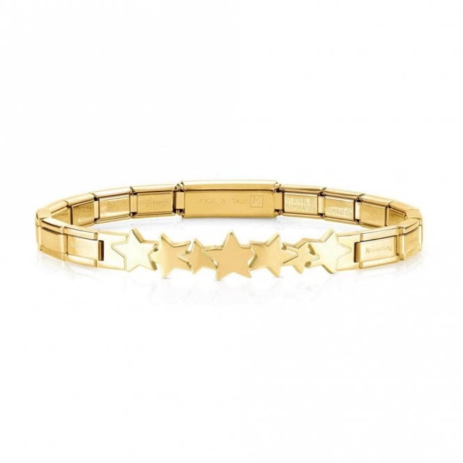 Nomination Trendsetter Yellow Gold PVD Stars Smarty Bracelet 021111-005 
