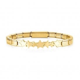 Trendsetter Yellow Gold PVD Stars Smarty Bracelet 021111-005 