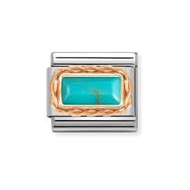 TURQUOISE BAGUETTE 430512/06