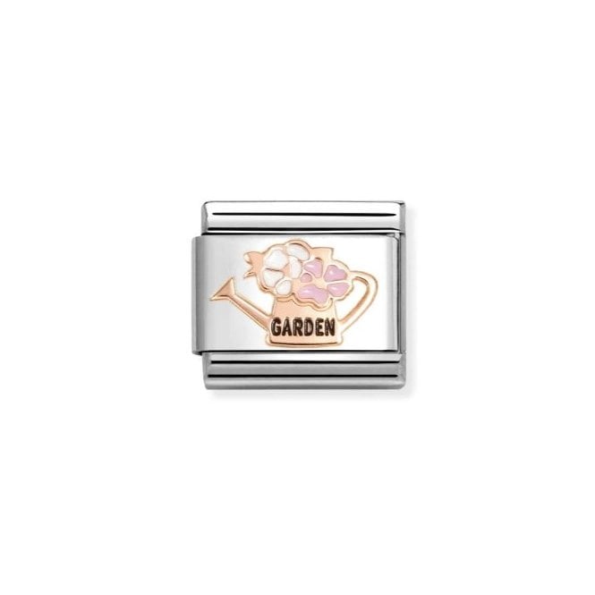 Nomination Watering Can & Flowers Charm 430202/19