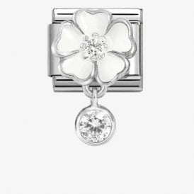 WHITE FLOWER & CZ 331814/06