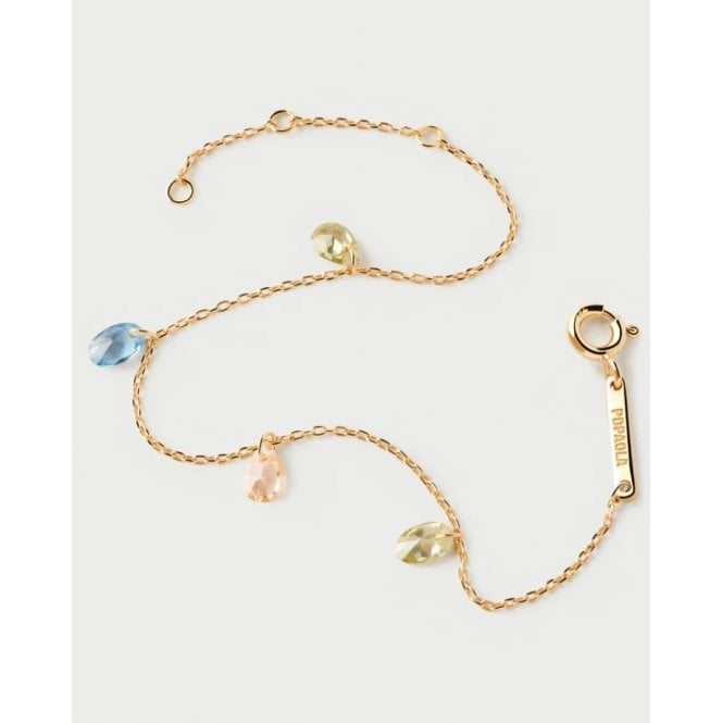 PDPAOLA Bloom Bracelet 18ct Yellow Gold Plating PU01-790-U
