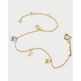 Bloom Bracelet 18ct Yellow Gold Plating PU01-790-U