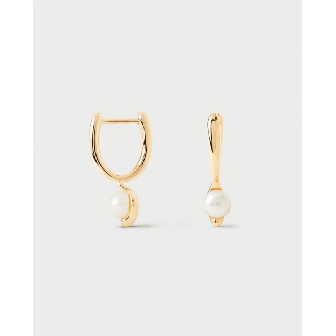 PDPAOLA La Perla Mini Hoop Earrings AR01-E69-U YGP