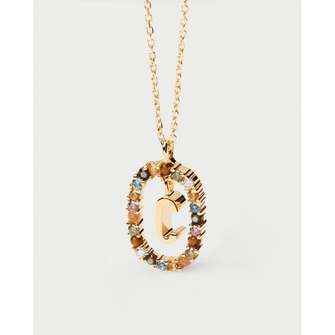 PDPAOLA Letter C Necklace CO01-262-U YGP