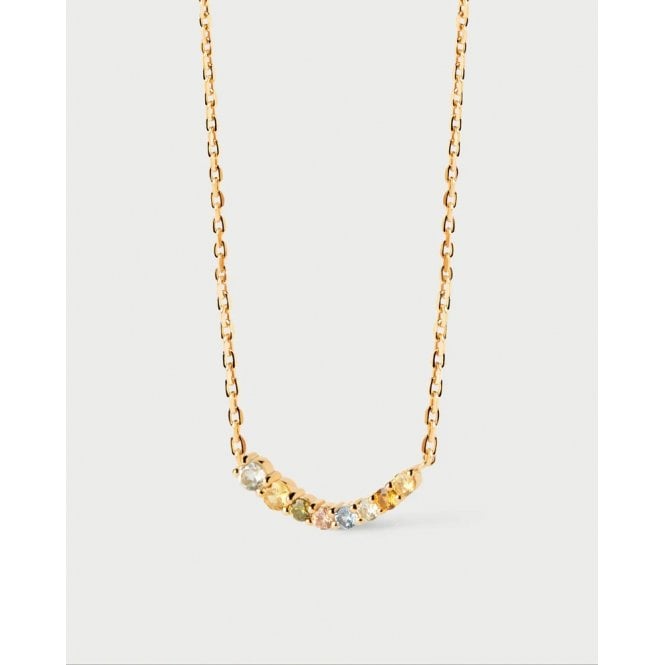 PDPAOLA Rainbow Necklace CO01-859-U YGP