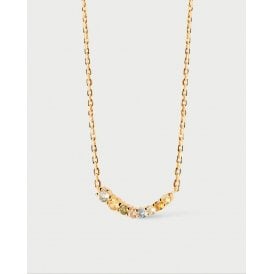 Rainbow Necklace CO01-859-U YGP