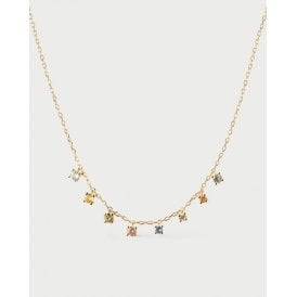 Rainbow Salsa necklace CO01-839-U YGP