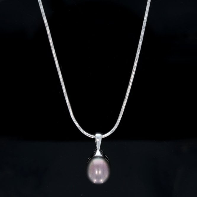 Pearl 14ct White Gold Pendant 