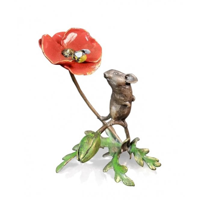 Richard Cooper & Company Mouse with Honey Bee & Poppy (1186)
