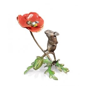 Mouse with Honey Bee & Poppy (1186)