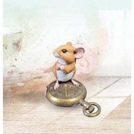 Time in Hand Mouse on Pocket Watch (267BR)