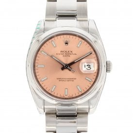 Datejust Midi Salmon Pink Dial Circa 2008 115200