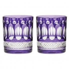Pair of Belgravia Tumbler Purple (BELAMB2LT)