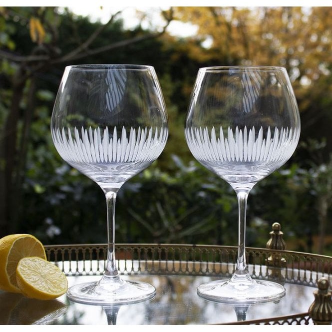 Royal Scot Crystal Pair of Glacier G&T Copa Glasses