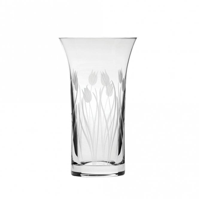 Royal Scot Crystal Wild Tulip Flared Vase (WILDDFV)