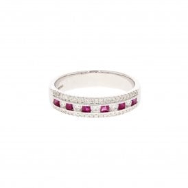 0.29 Carat G - H Colour SI1 Clarity Diamonds 9ct White Gold Diamond Ring