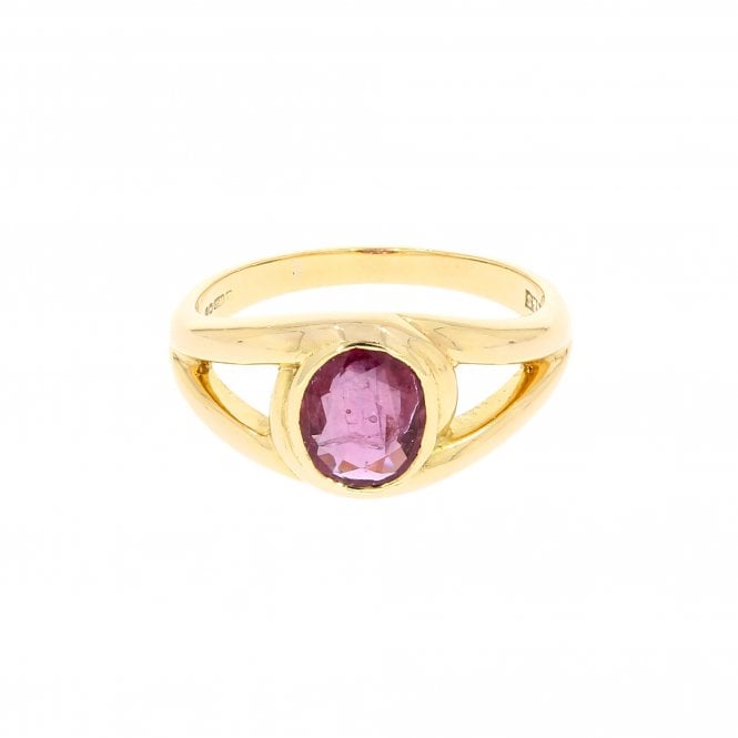 Ruby 1.64 Carat Single Stone 18ct Yellow Gold Ring