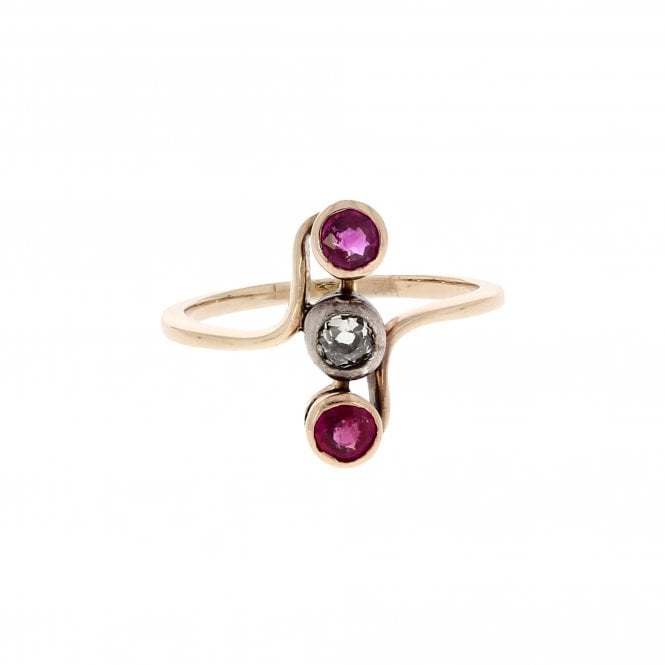 Ruby 14ct Yellow Gold Ring