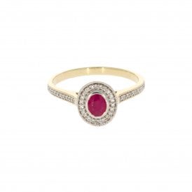 9ct White Gold Ring  