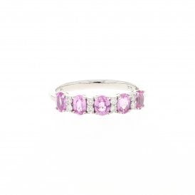 1.09 Carat 9ct White Gold 0.10ct Diamond Ring