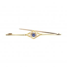 15ct Yellow Gold Vintage Brooch 