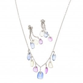 18ct White Gold Suite