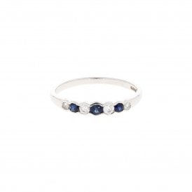 9ct White Gold Ring
