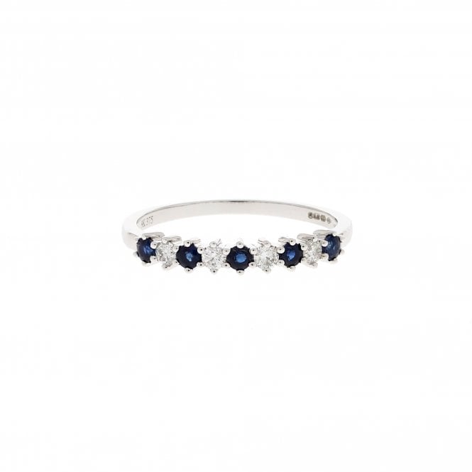 Sapphire 9ct White Gold Ring