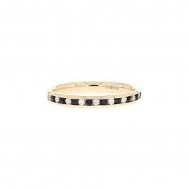 9ct Yellow Gold Diamond Eternity Ring