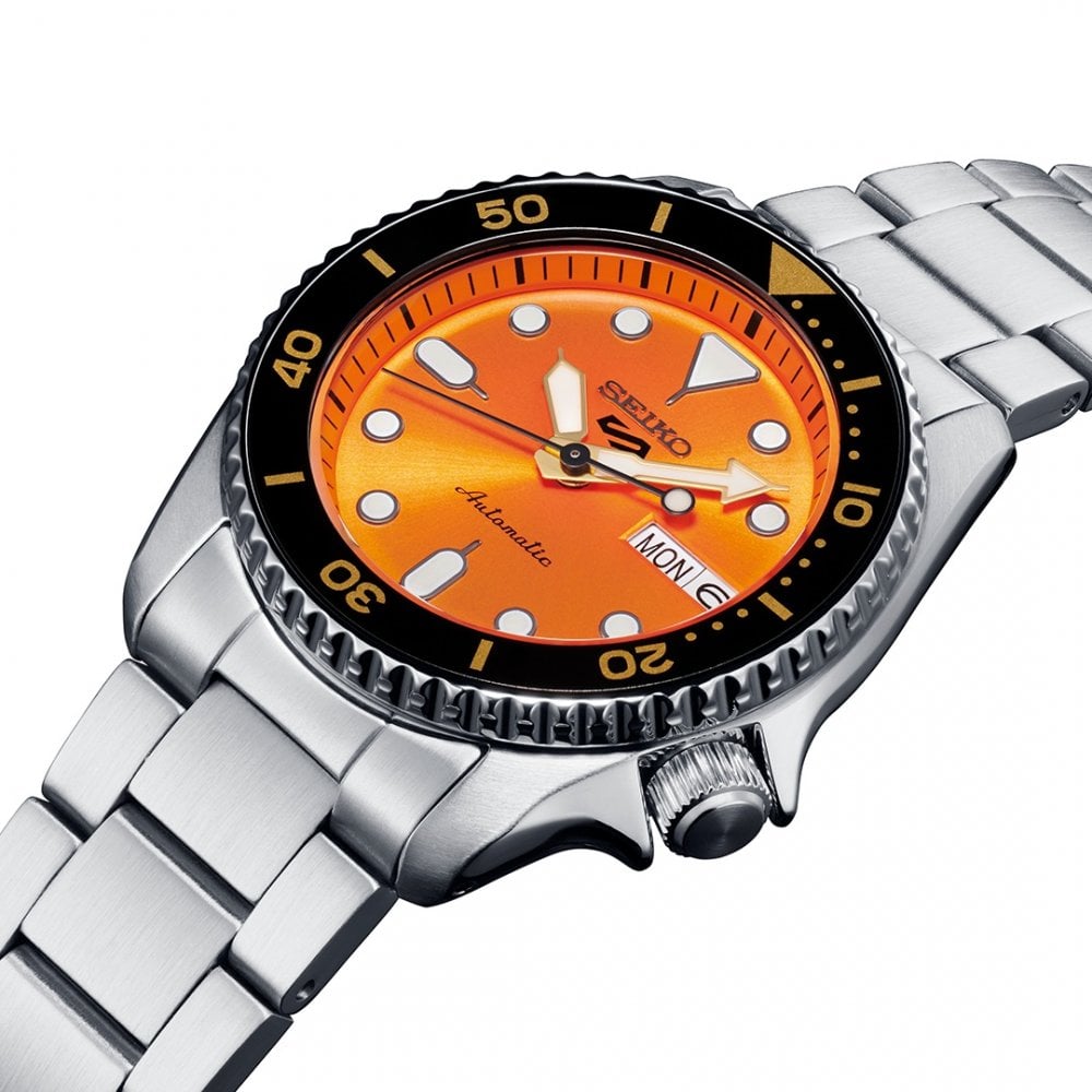 Seiko 5 Sports SKX 'Midi' Orange SRPK35K1 - Watches from Griffin