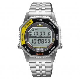 Gents Digital Quartz Black & Yellow SMGG17P1