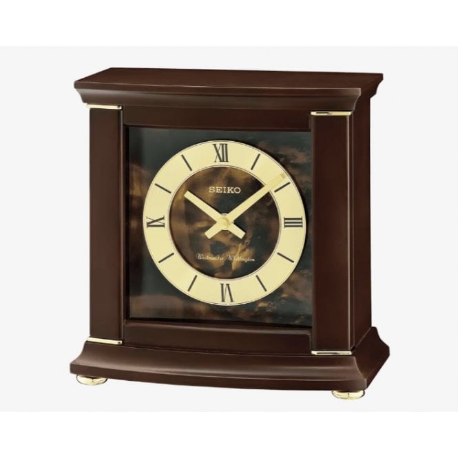 Seiko WESTMINSTER CHIME WOODEN MANTLE CLOCK QXJ030B
