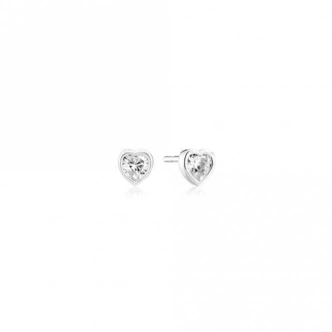Sif Jakobs Amorino Heart Stud Earrings E2492-CZ