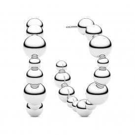 Bormio Circolo Stud Hoop Earrings Grande SJ-E2598