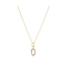 Capizzi 18ct Yellow Gold Plated Necklace SJ-N42230-XCZ-YG