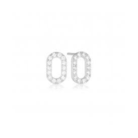 Capizzi Silver White Zirconia Studs SJ-E42208-CZ