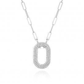 Capri Uno Necklace SJ-N62014-CZ