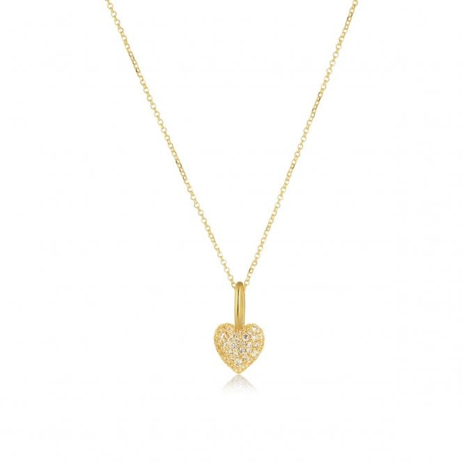 Sif Jakobs Caro Heart Pendant & Chain SJ-P72356-CZ
