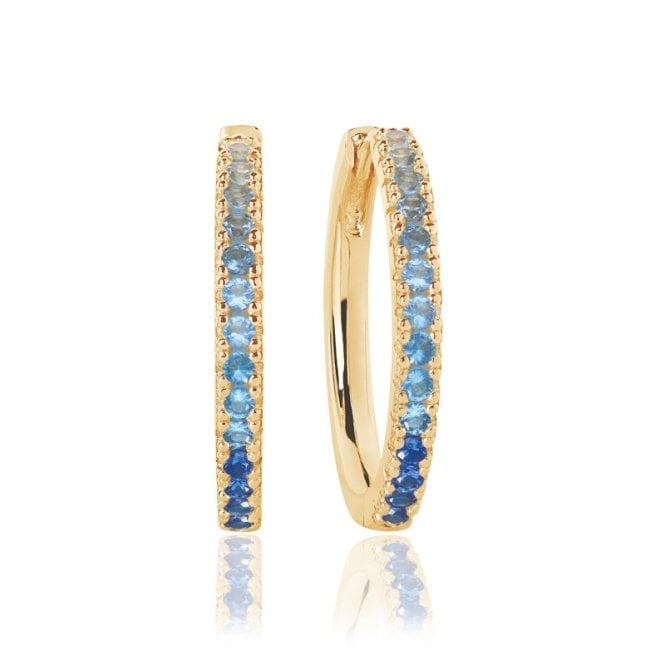 Sif Jakobs Ellera Grande Blue Earrings E2869-GBL-YG