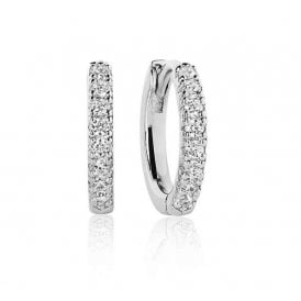 Ellera Medio White Zirconia Earrings SJ-E2859-CZ